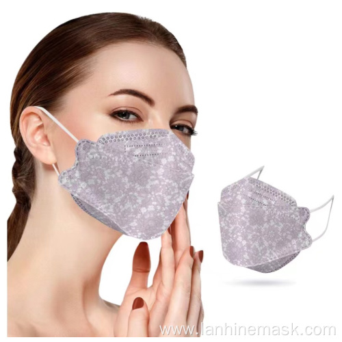 White Adult disposable korean face mask KF94